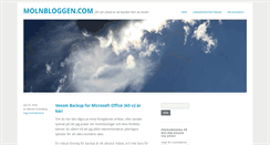 Desktop Screenshot of molnbloggen.com