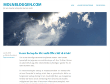 Tablet Screenshot of molnbloggen.com